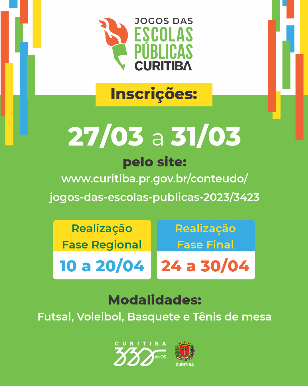 jogos das escolas públicas de curitiba