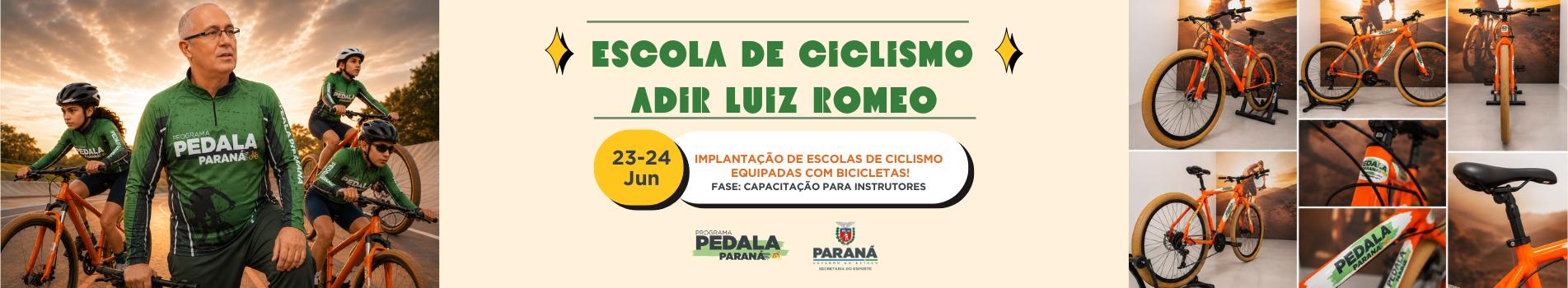 Banner Escola de Ciclismo