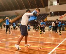 imagem do treino do projeto tea transformando esporte em amor