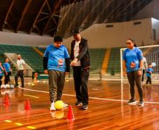 imagem do treino do projeto tea transformando esporte em amor