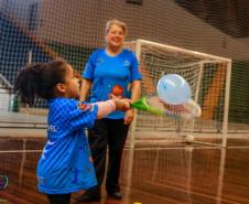 imagem do treino do projeto tea transformando esporte em amor