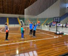 imagem do treino do projeto tea transformando esporte em amor