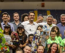 Revitalizado, Ginásio do Tarumã é reaberto ao público e terá centro de treinamento olímpico de skate