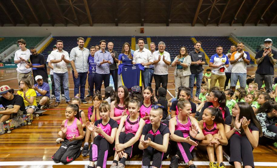 Revitalizado, Ginásio do Tarumã é reaberto ao público e terá centro de treinamento olímpico de skate