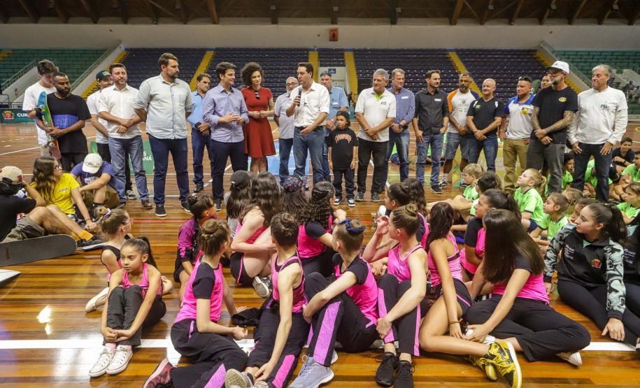 Revitalizado, Ginásio do Tarumã é reaberto ao público e terá centro de treinamento olímpico de skate