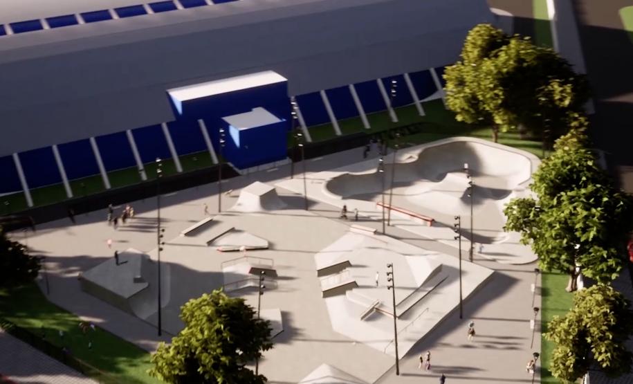 Revitalizado, Ginásio do Tarumã é reaberto ao público e terá centro de treinamento olímpico de skate