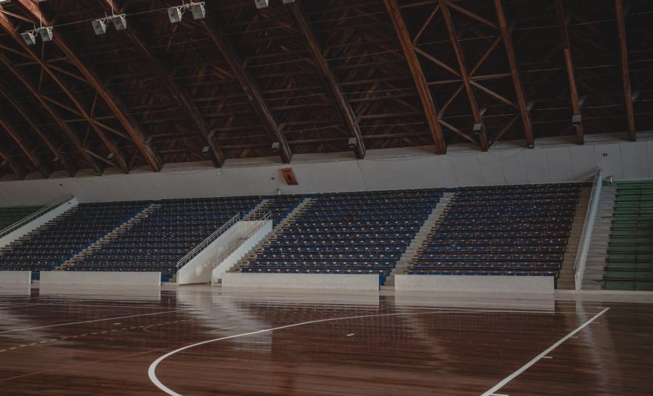 parte interna do ginásio do tarumã