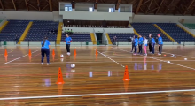 vídeo mostra o treino de futebol da equipe tea transformando esporte em amor